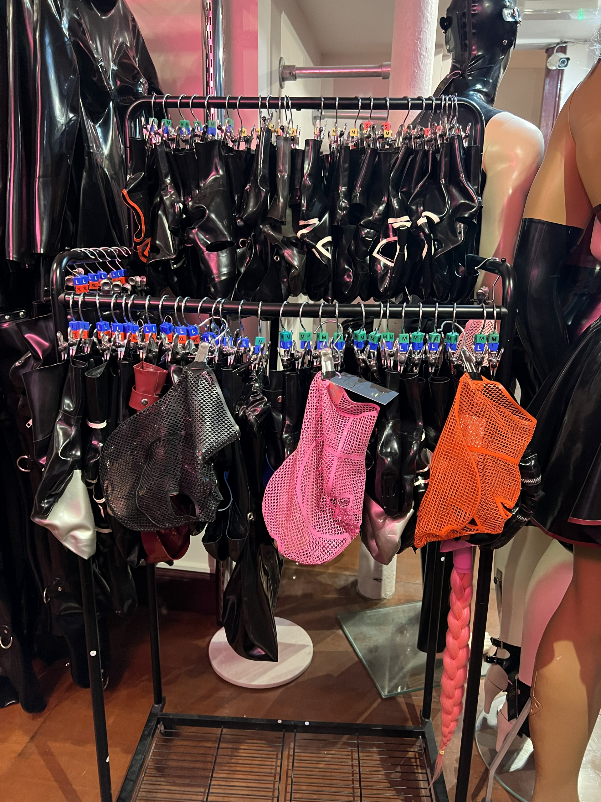 Liberation latex hoods Liberation latex hoods